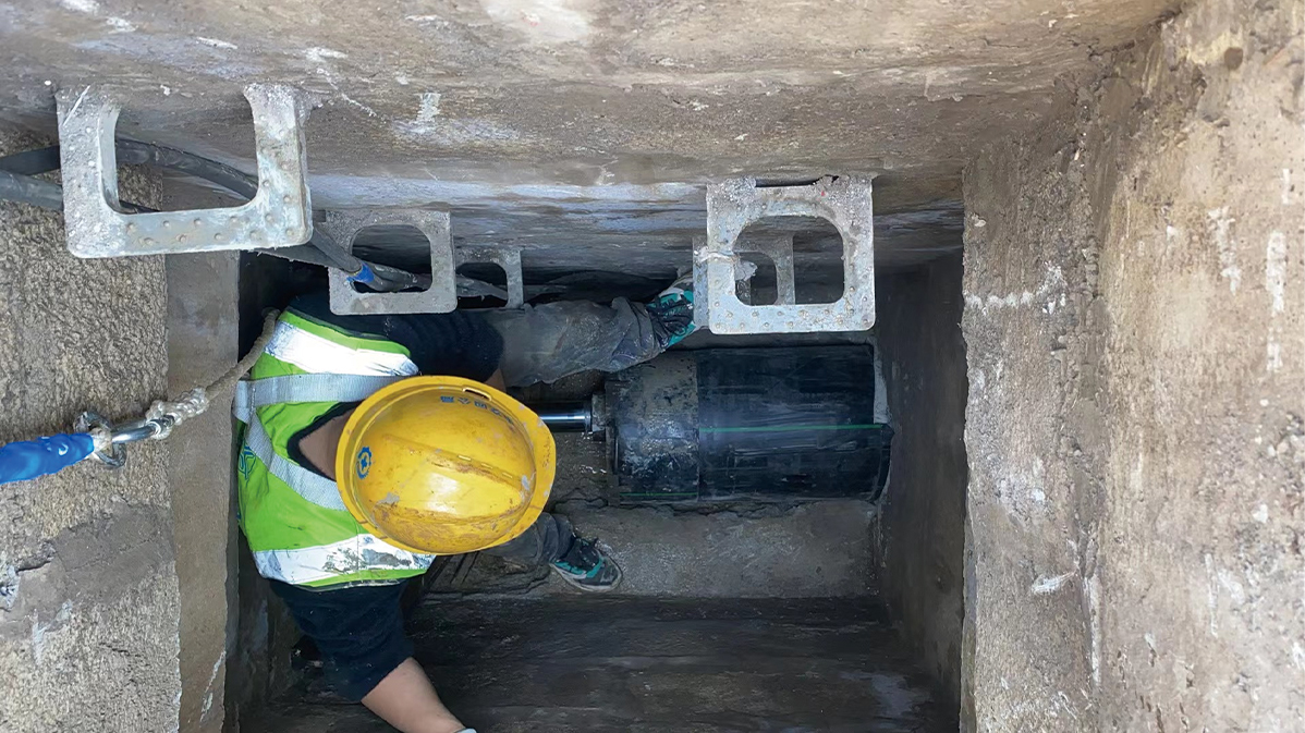 陆川HDPE短管内衬法